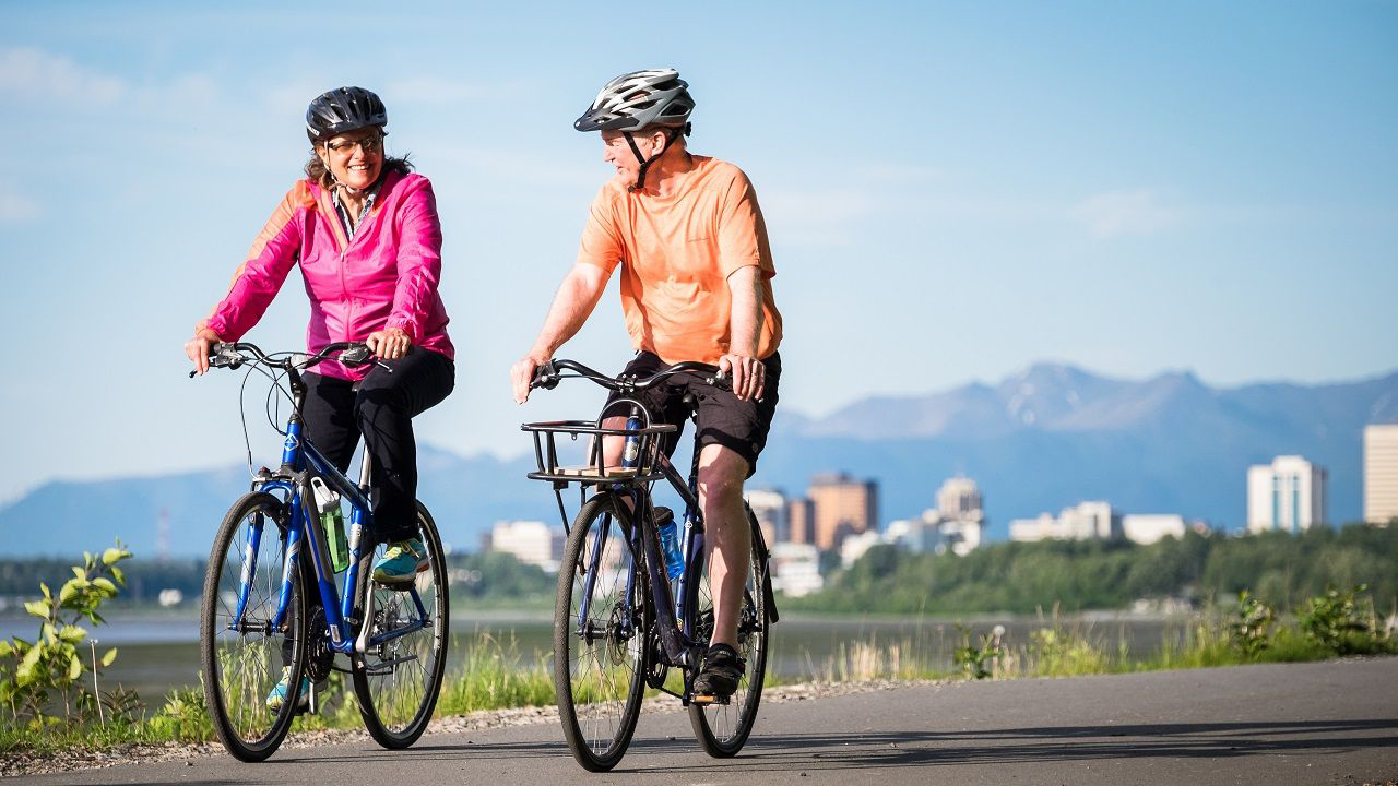 Anchorage Coastal Trail Biking