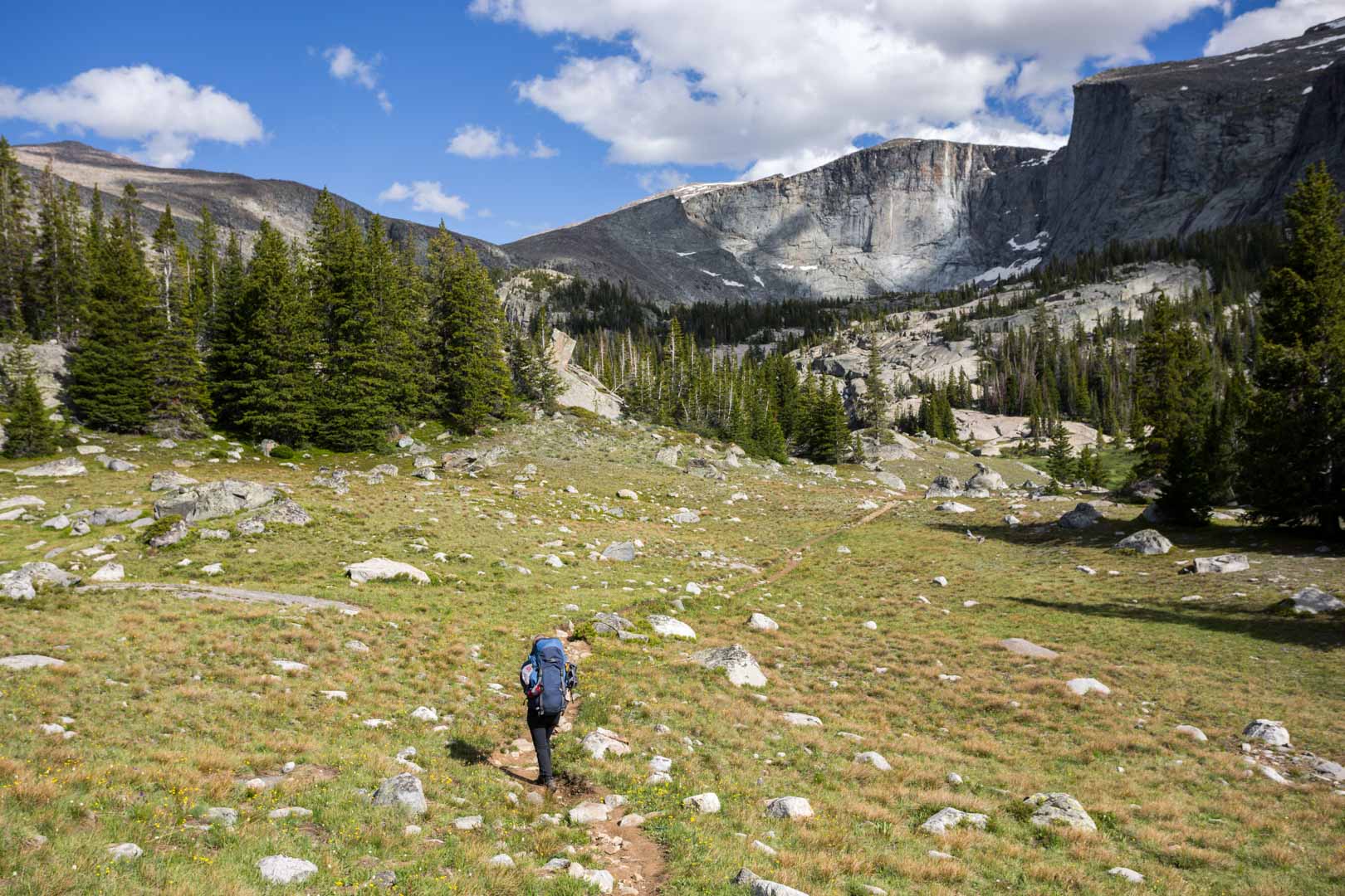 Hiking in the Cloud Peak Wilderness