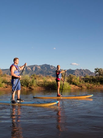 Paddle Boarding, Rio Grande River, NM