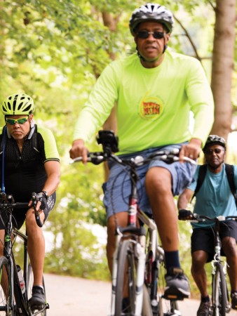 Biking at Centennial Park, Maryland
