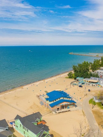 Aerial View - Lake Erie, Chautauqua County, NY