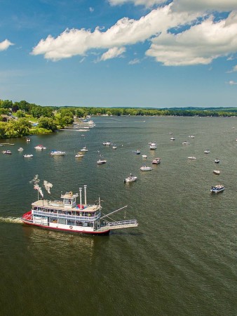 Aerial View - Chautauqua Lake, Chautauqua County, NY -