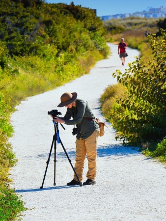 Birders on the Path, Stone Harbor Bird Sanctuary