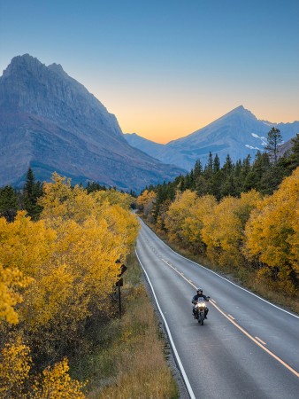 Cruising the east side of Glacier National Park